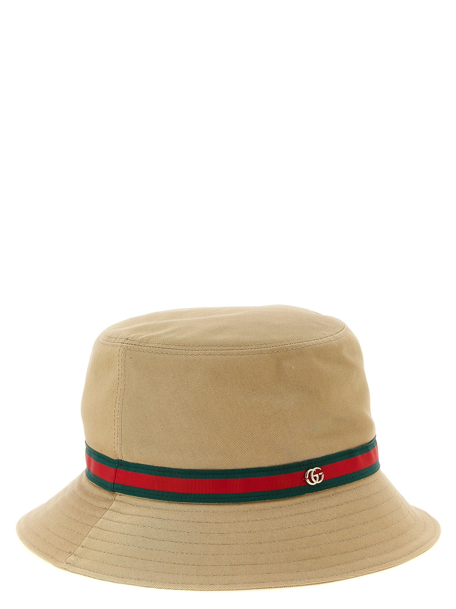 Gucci Web Tape Bucket Hat Beige