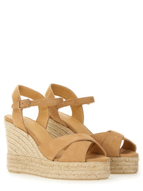 Castaner Women's Wedge Sandal Blaudell Beige