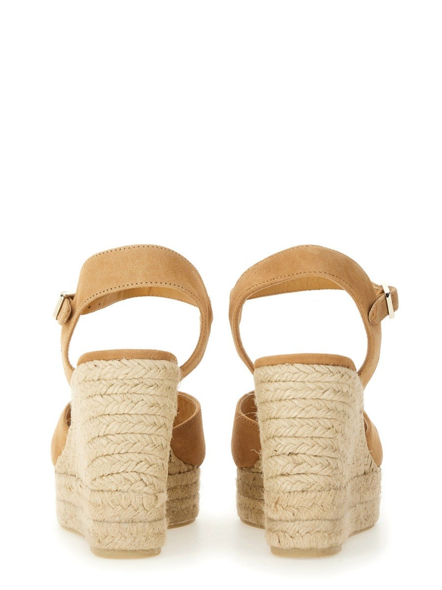 Castañer Women's Wedge Sandal Blaudell Beige