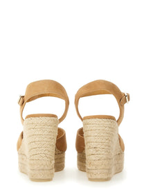 Castañer Women's Wedge Sandal Blaudell Beige