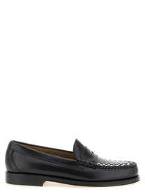 G.H. BASS Weejuns Larson Weave Loafers White