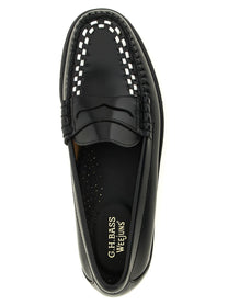 G.H. BASS Weejuns Larson Weave Loafers White