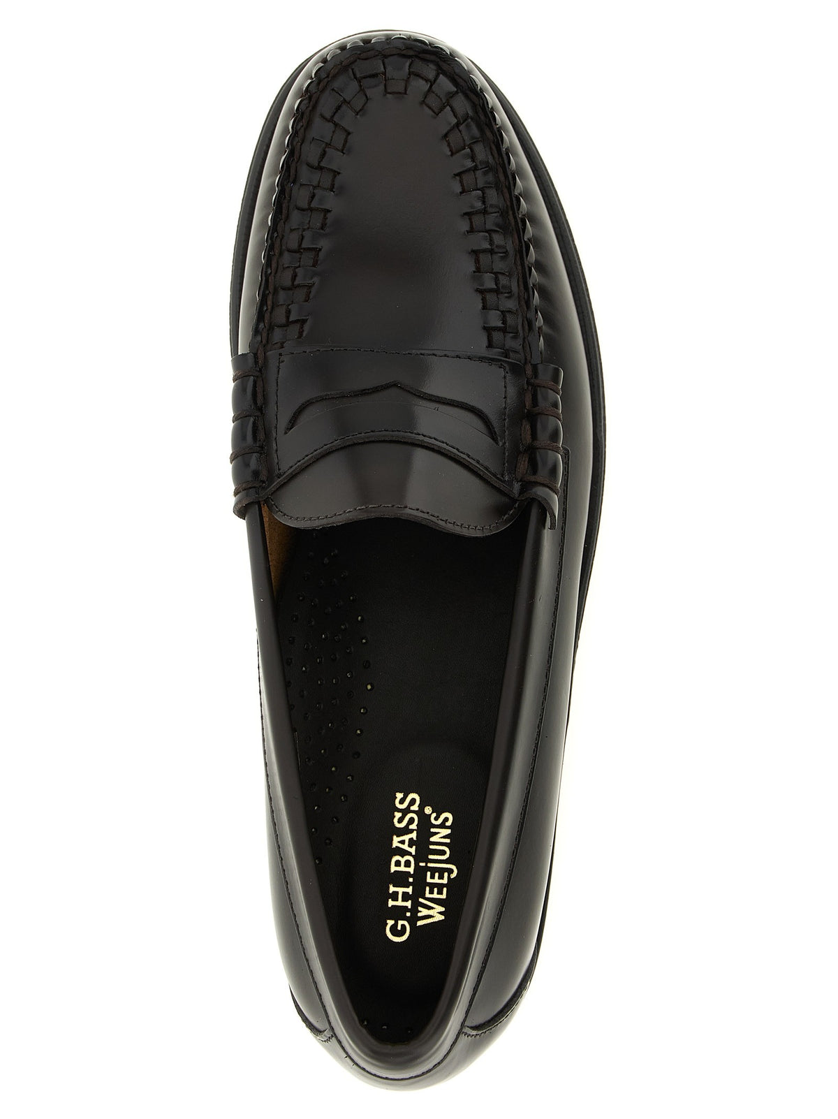 G.H. BASS Weejuns Larson Weave Loafers Brown, view 4