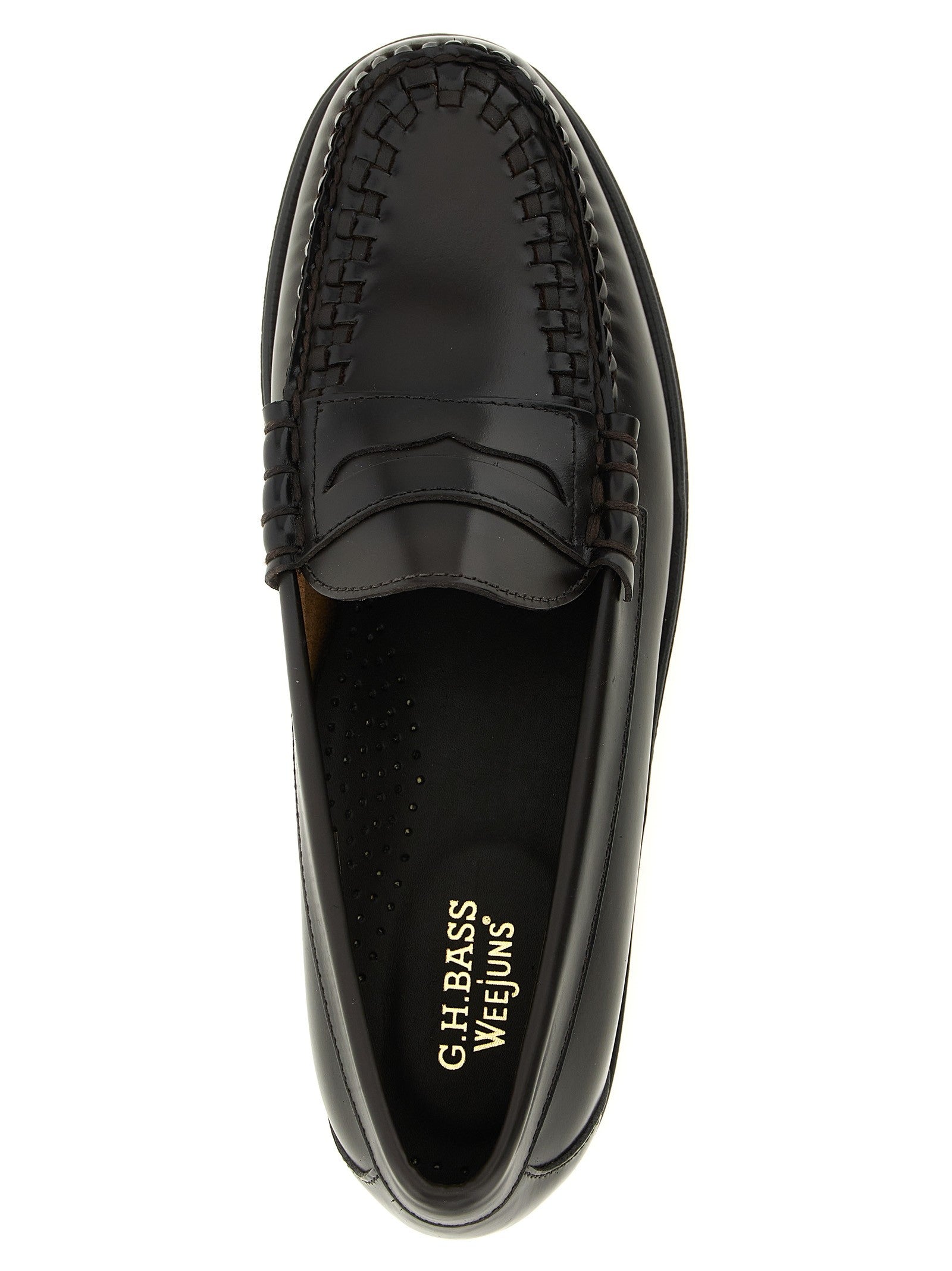 G.H. BASS Weejuns Larson Weave Loafers Brown