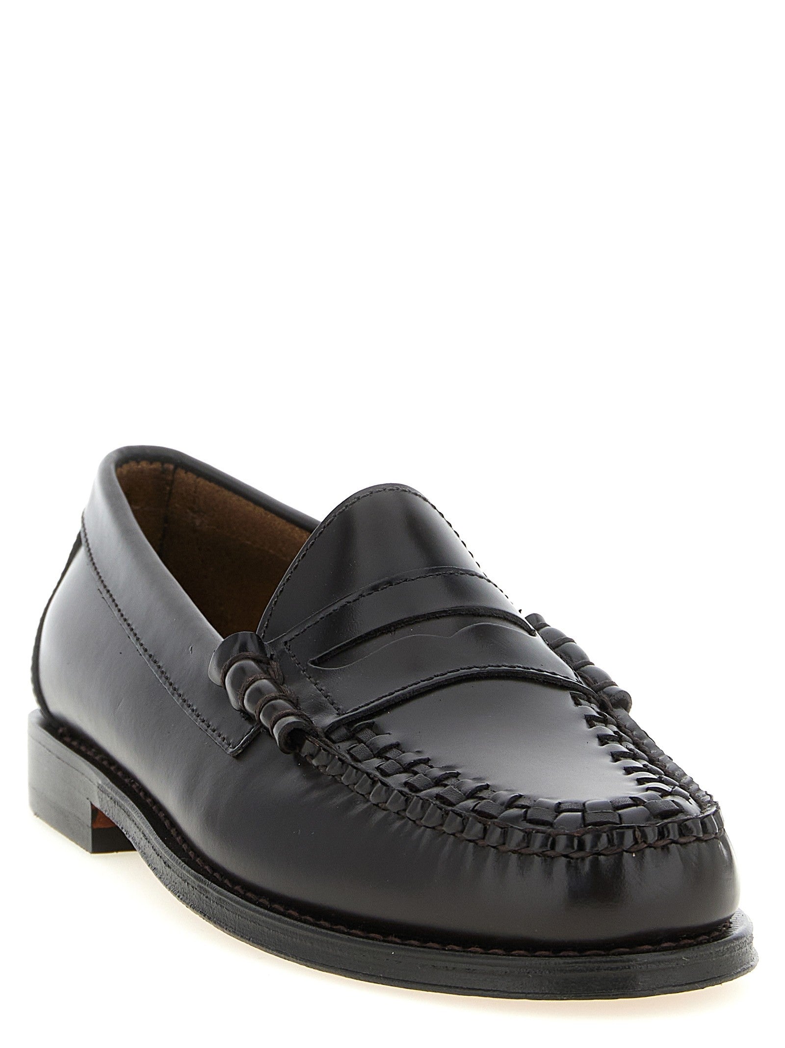 G.H. BASS Weejuns Larson Weave Loafers Brown