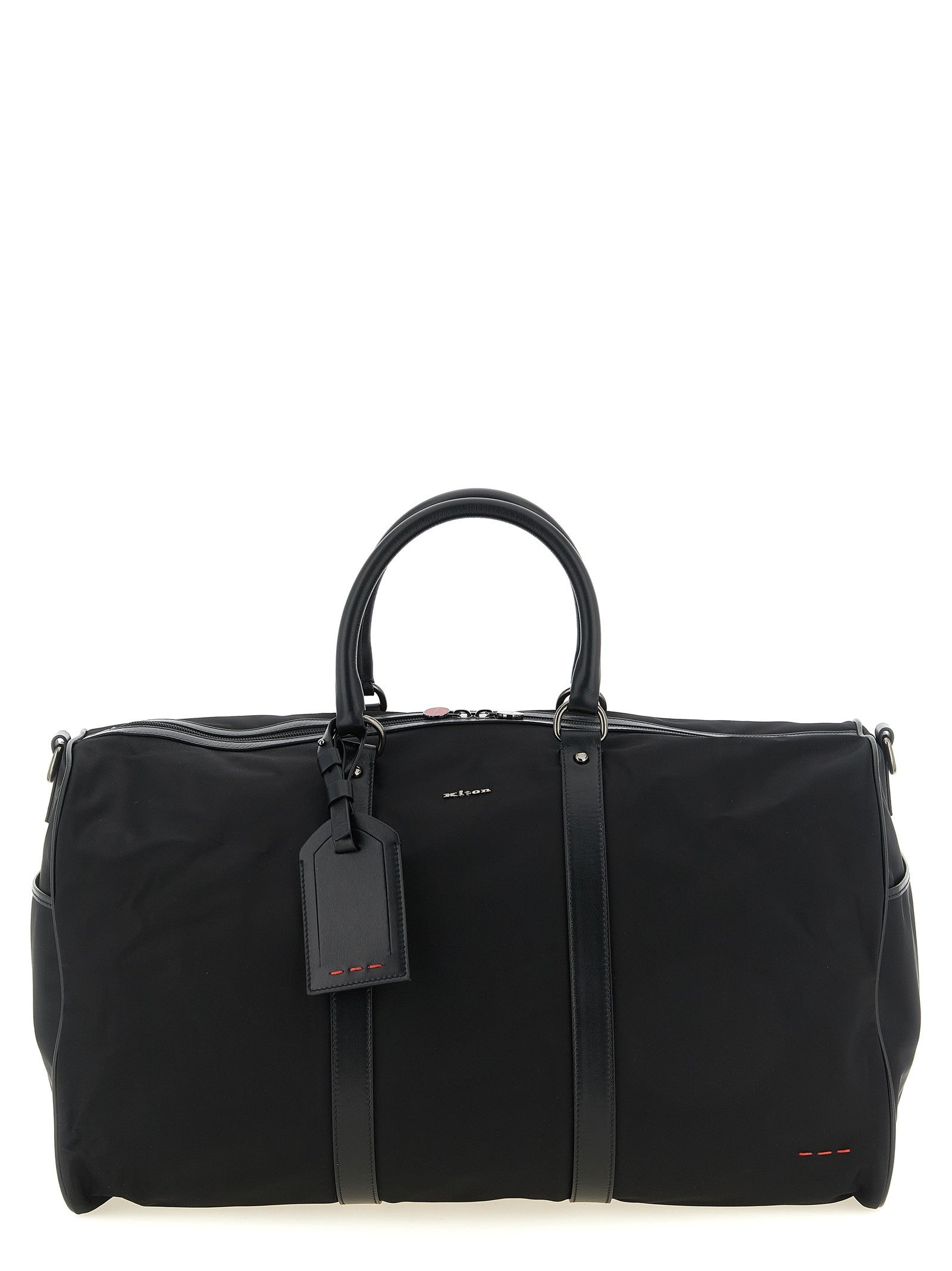 Kiton Weekend Duffel Bag Black