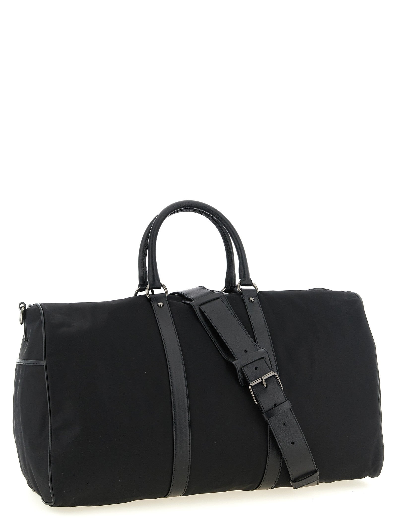 Kiton Weekend Duffel Bag Black