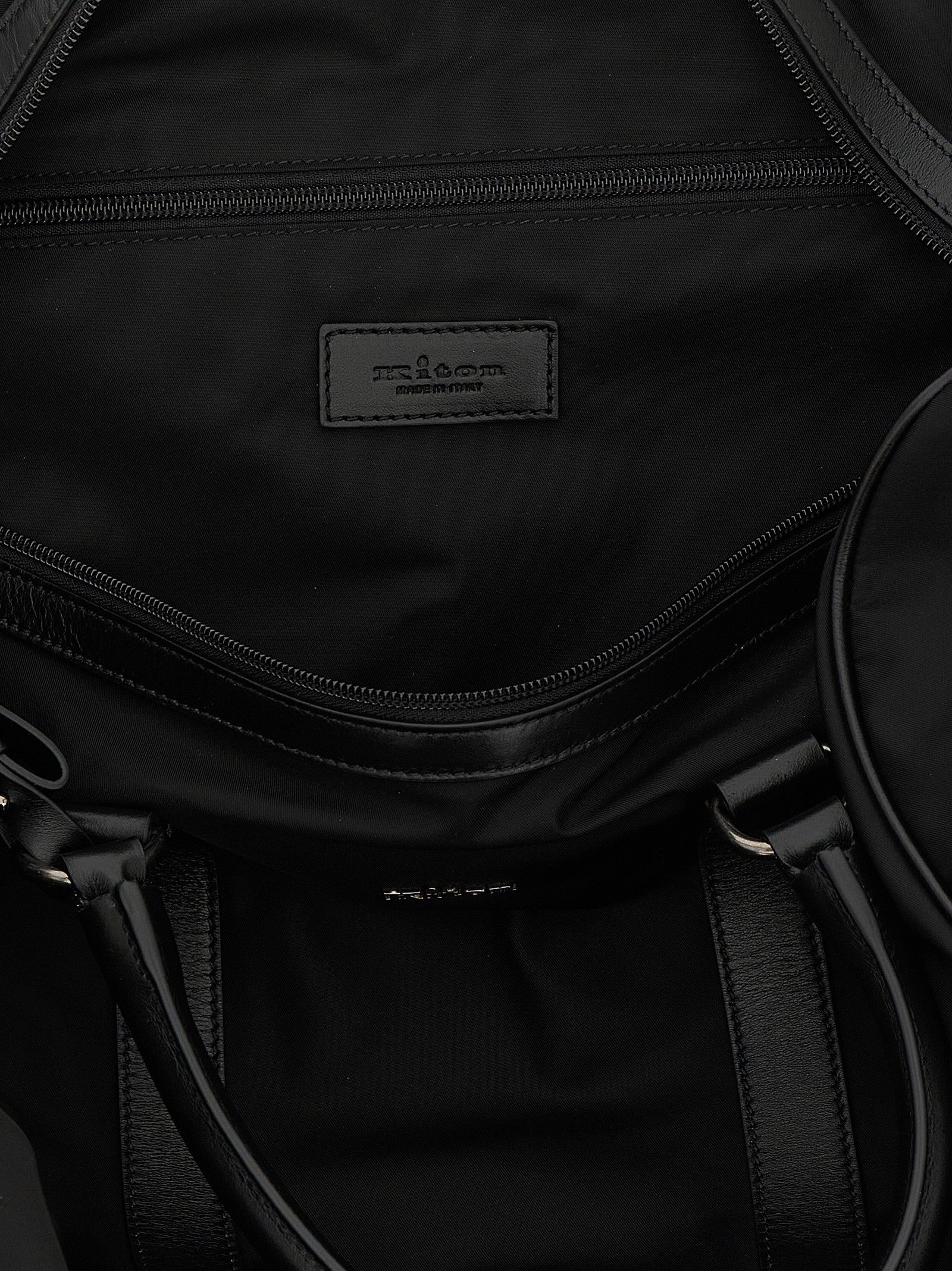 Kiton Weekend Duffel Bag Black