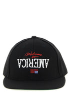 Willy Chavarria Welcome to America Cap Black