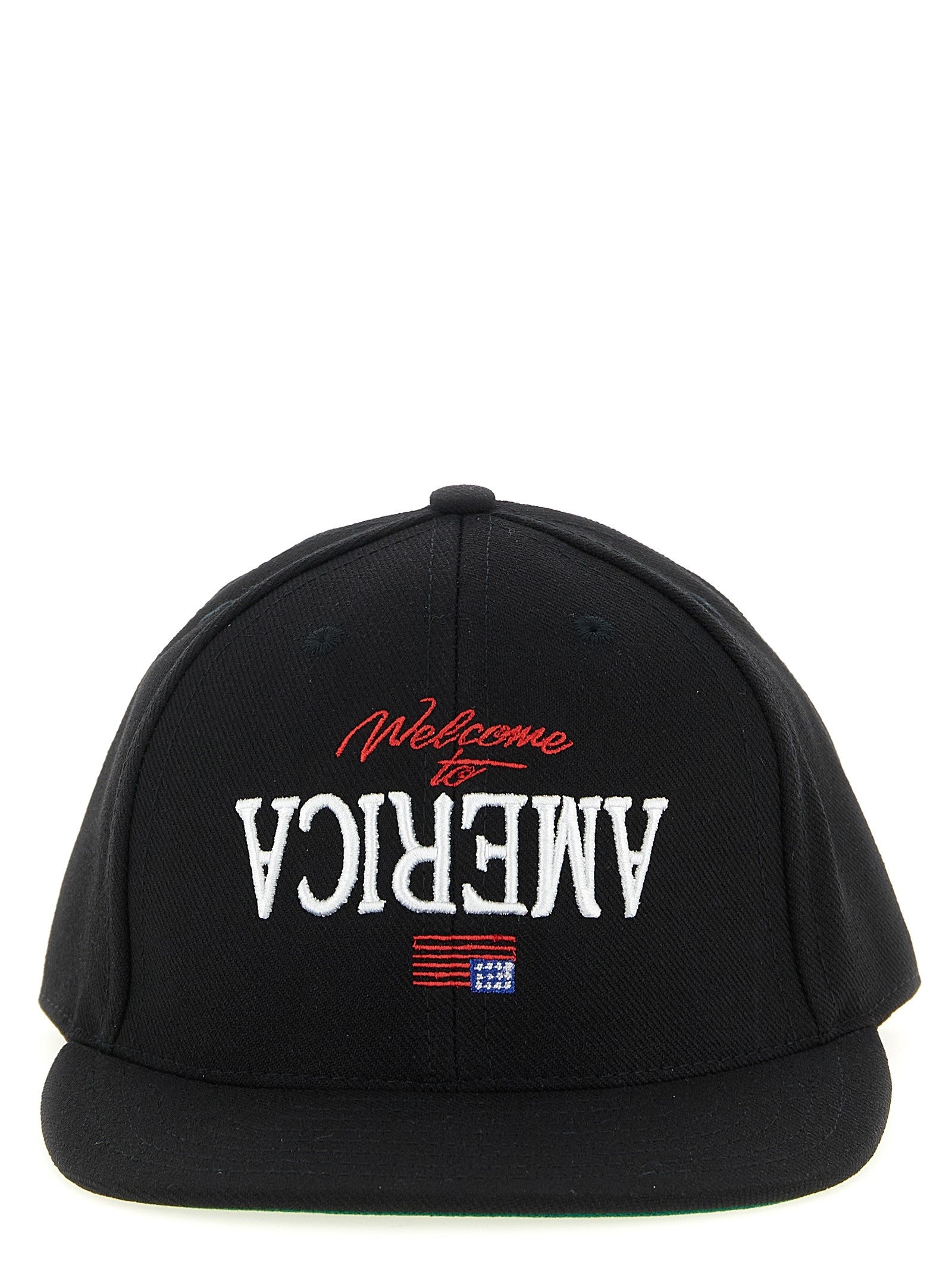 Willy Chavarria Welcome to America Cap Black