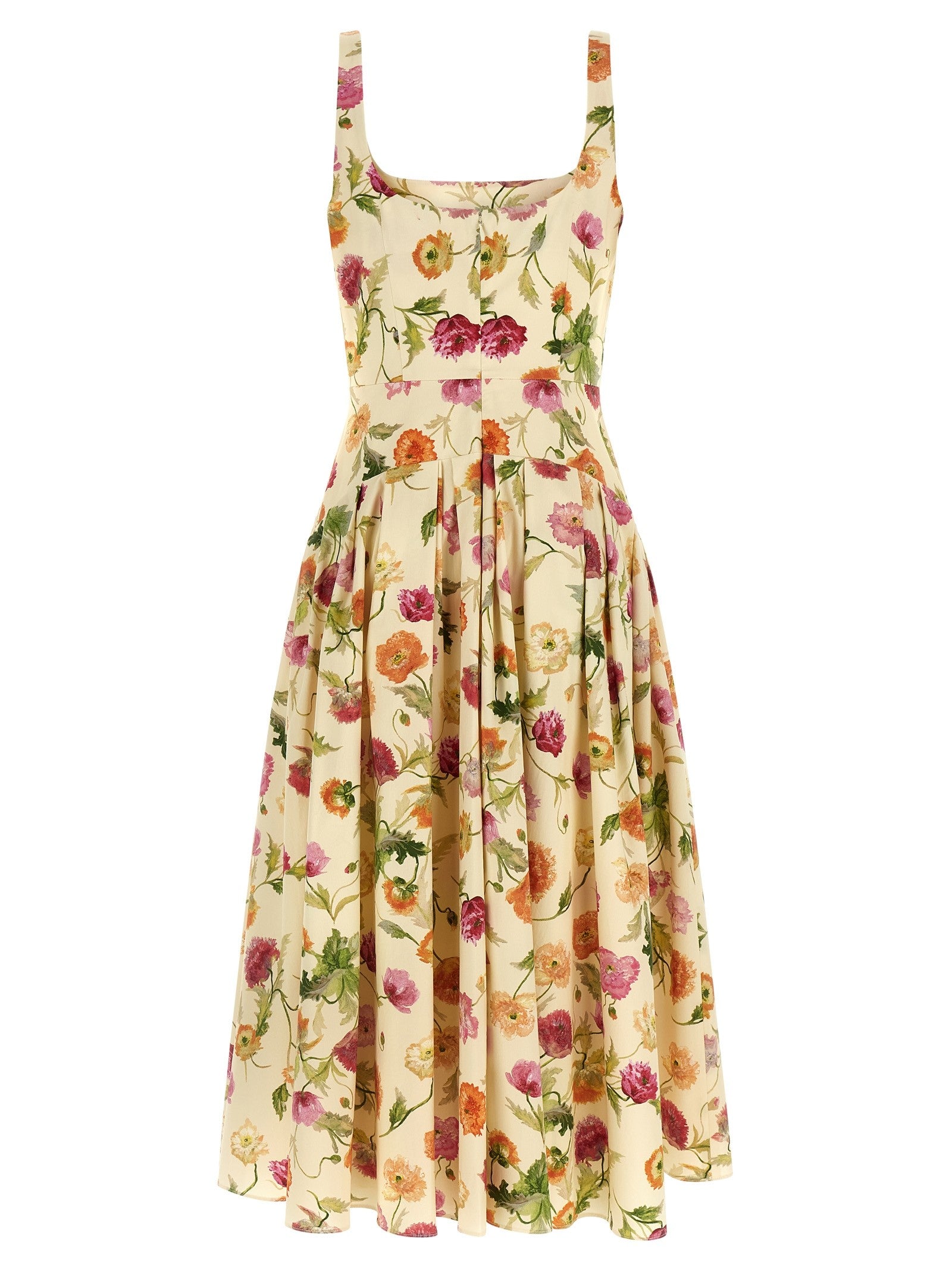 Carolina Herrera Wells Dress Beige