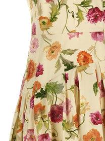 Carolina Herrera Wells Dress Beige