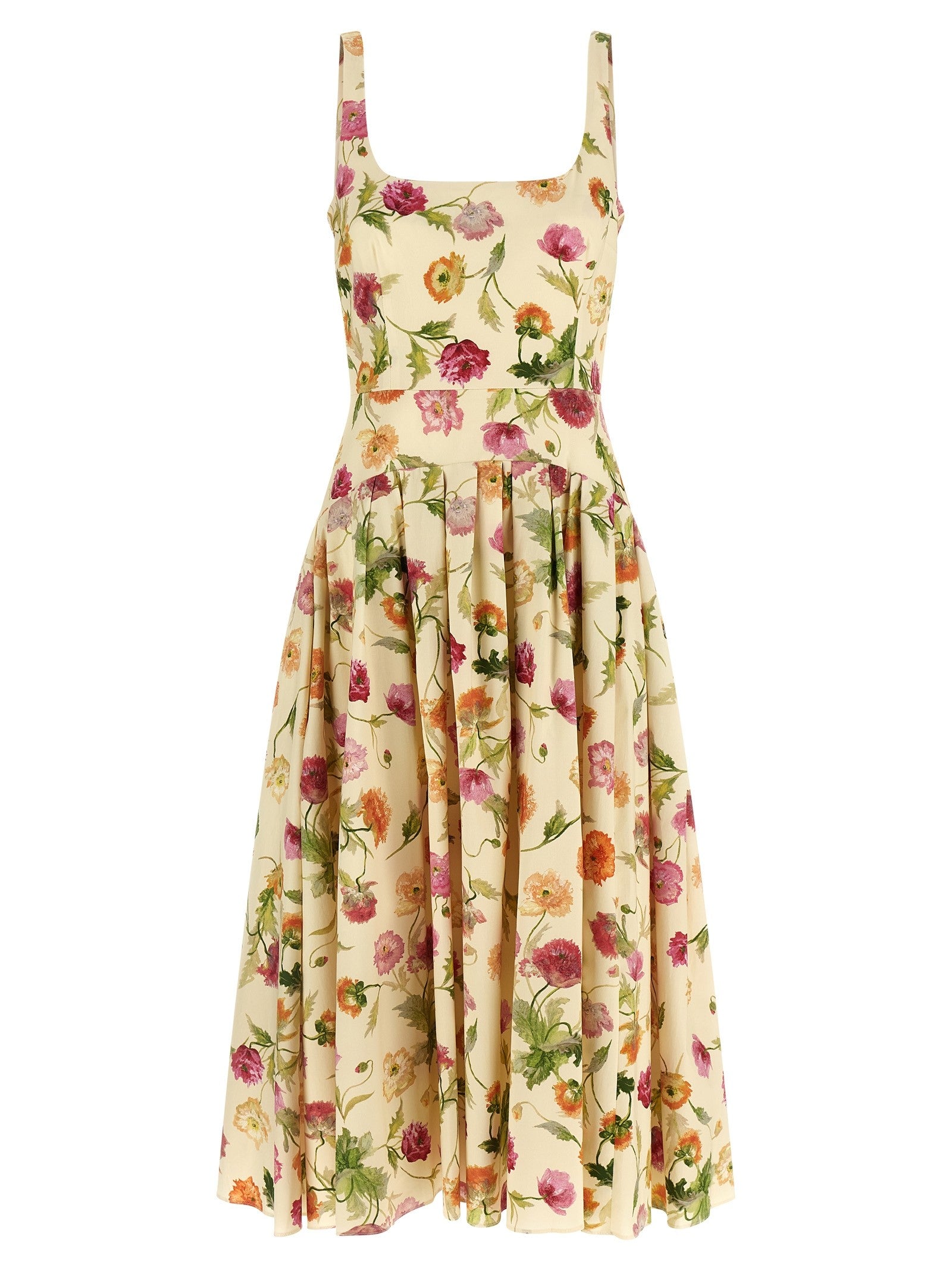 Carolina Herrera Wells Dress Beige