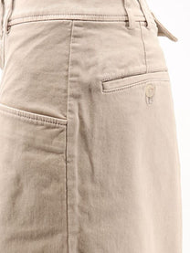 Closed Women's Wes Stretch Biologic Cotton Trousers Beige