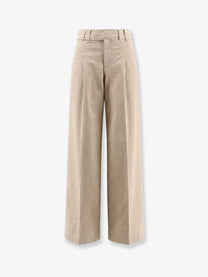 Closed Women's Wes Stretch Biologic Cotton Trousers Beige