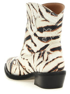 Ganni Western Ankle Boots Beige, view 3