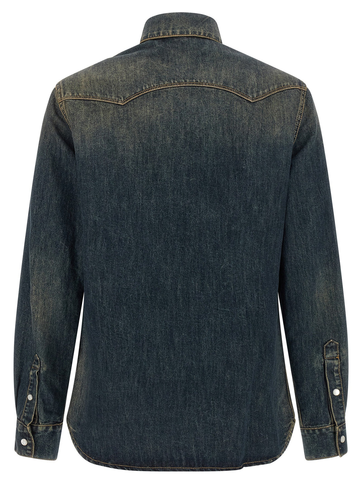 Fendi Western Denim Shirt Blue