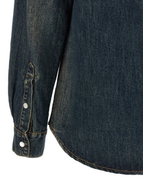Fendi Western Denim Shirt Blue