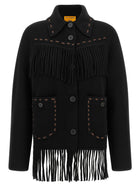 Guest In Residence Western Fringe Jacket Black