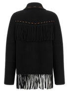 Guest In Residence Western Fringe Jacket Black, view 2