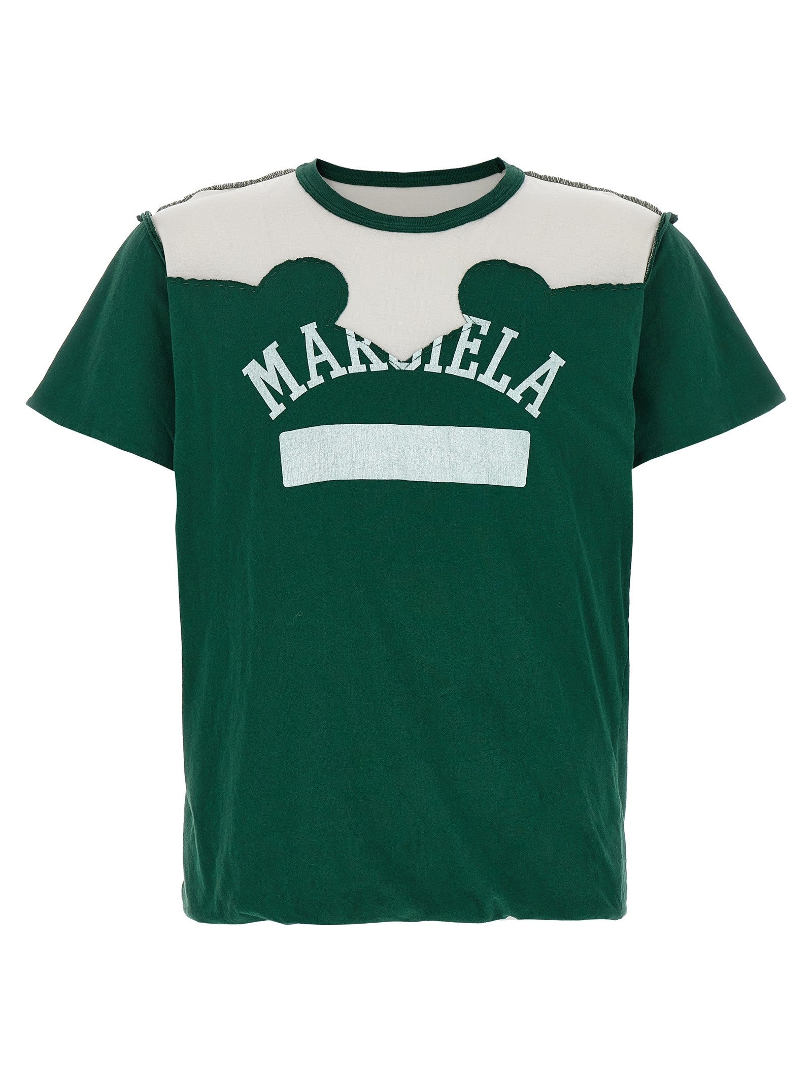 Maison Margiela Western Patchwork Shirt Green