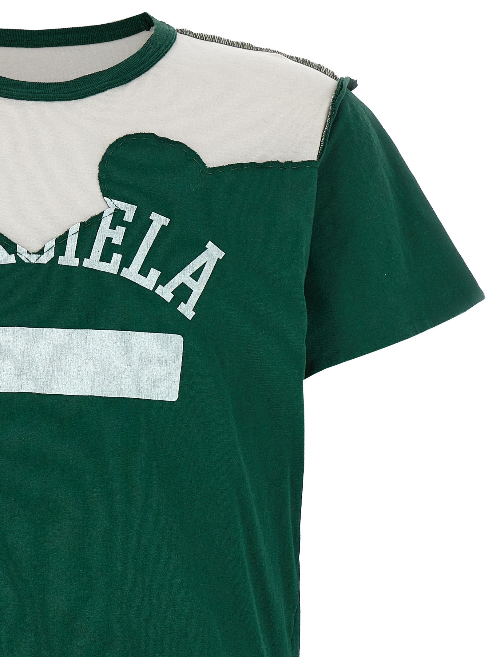 Maison Margiela Western Patchwork Shirt Green