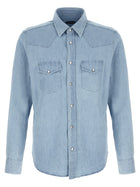 Tom Ford Western Shirt Blue