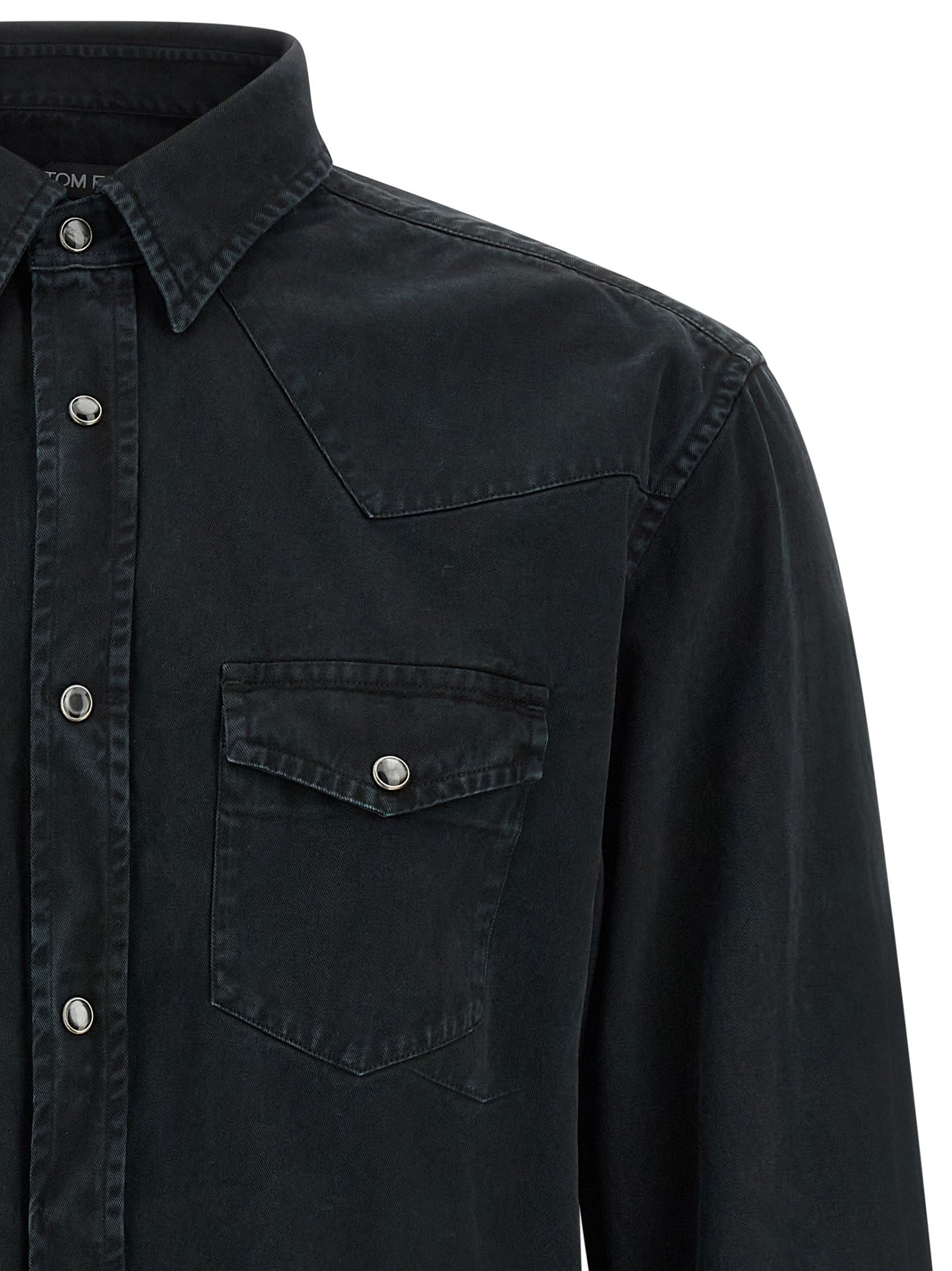 Tom Ford Western Shirt Black