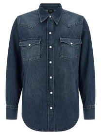 A.P.C Western Shirt Blue