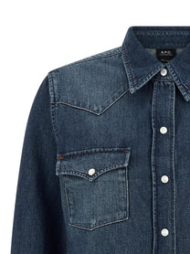 A.P.C Western Shirt Blue