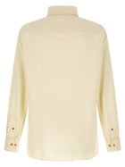 Brunello Cucinelli Western Velvet Shirt White, view 2