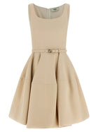 Fendi Wheel Skirt Dress Blue