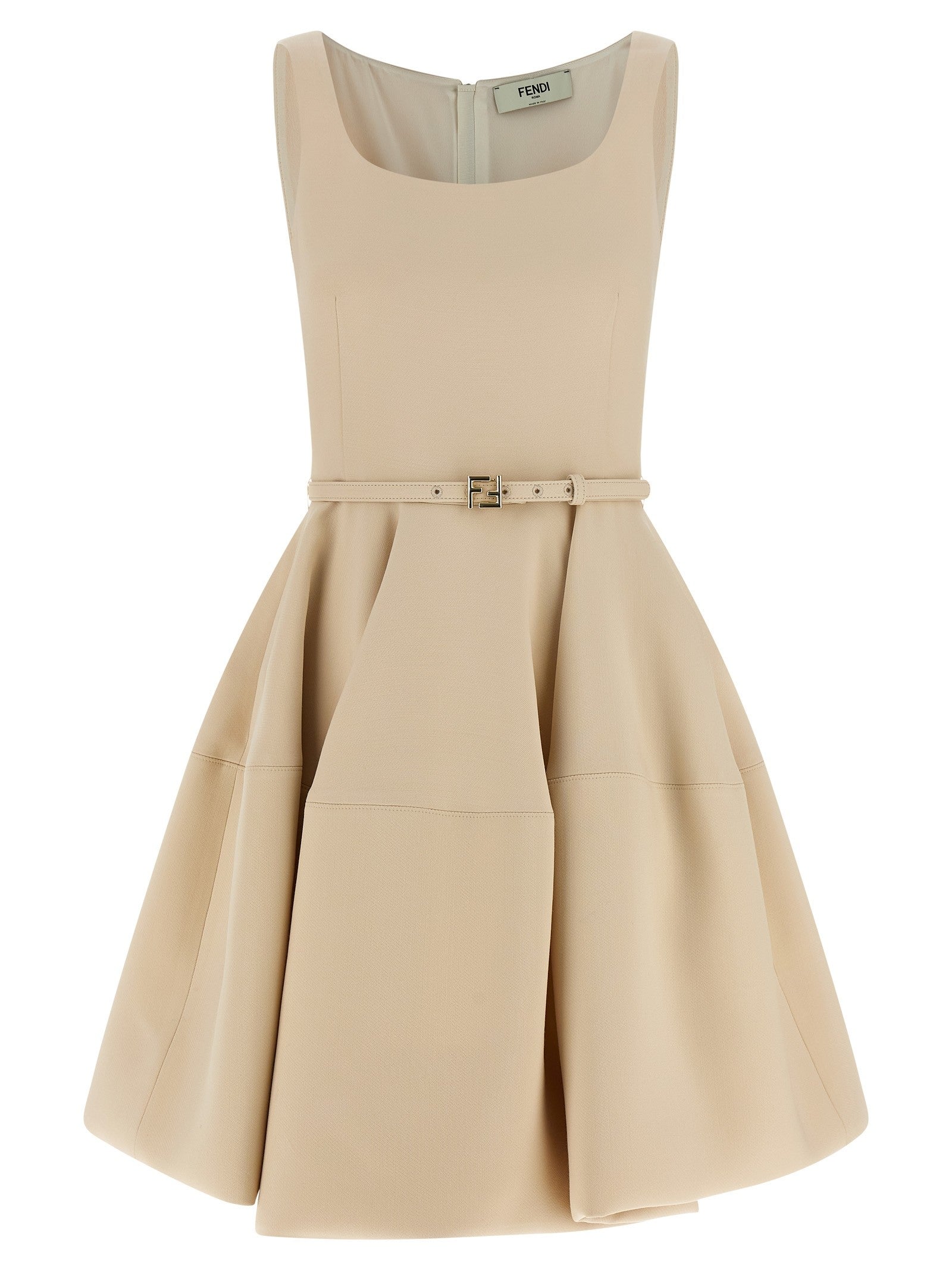 Fendi Wheel Skirt Dress Blue