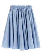 Ami Paris Wheel Skirt Blue