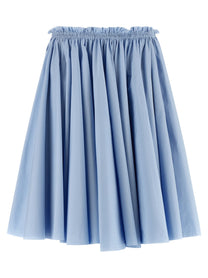 Ami Paris Wheel Skirt Blue