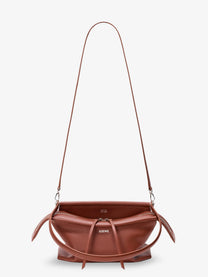 Loewe Women's Whisker Small Calfskin Handbag Brown, view 4