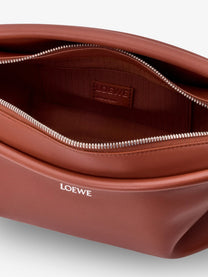 Loewe Women's Whisker Small Calfskin Handbag Brown, view 5