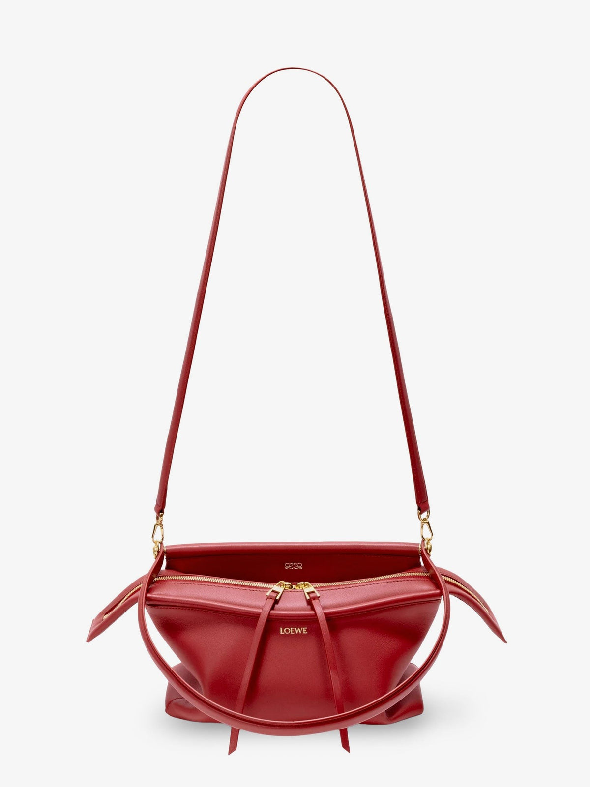 Loewe Women's Whisker Small Leather Handbag Black