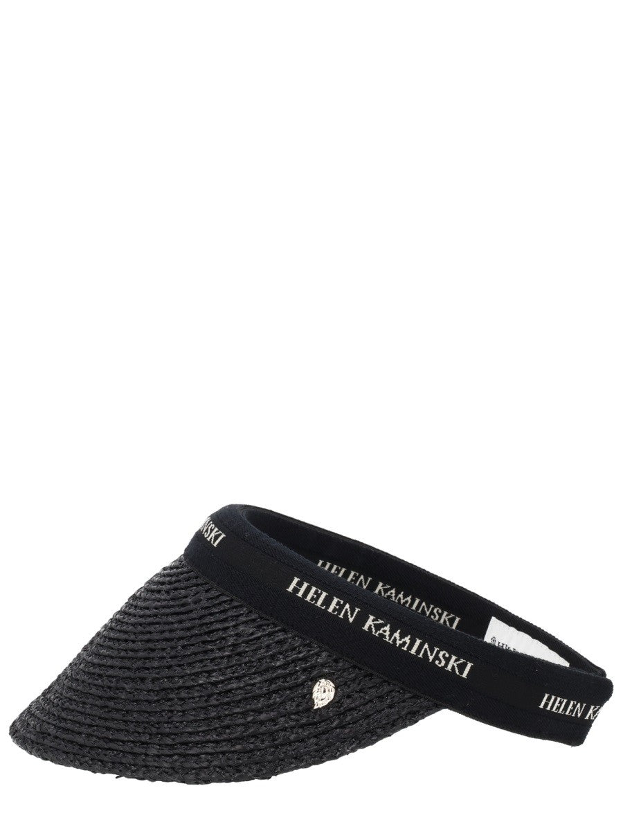 Helen Kaminski Women's White Visor Hat Black Helen Kaminski