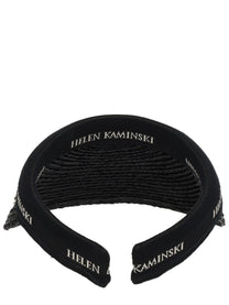 Helen Kaminski Women's White Visor Hat Black Helen Kaminski