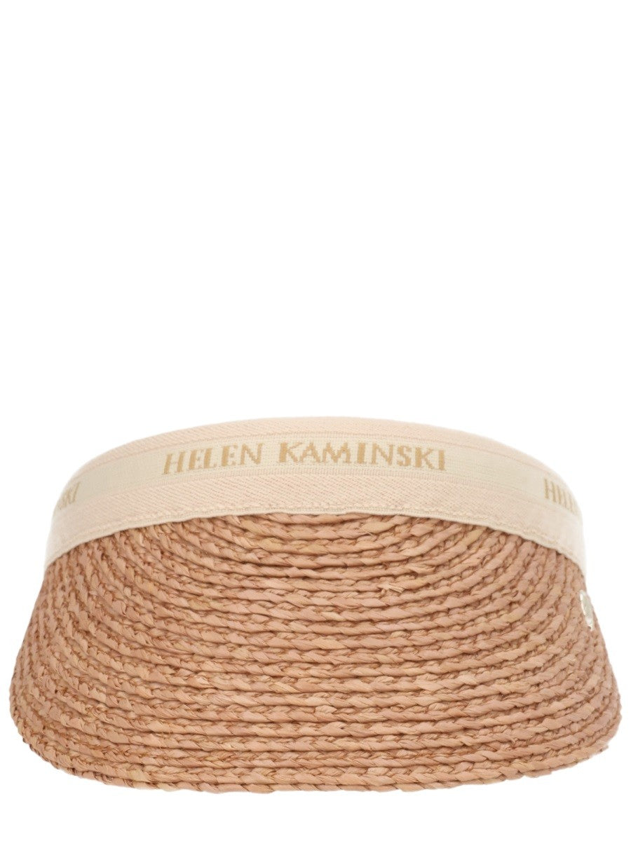 Helen Kaminski Women's White Visor Hat Beige Helen Kaminski