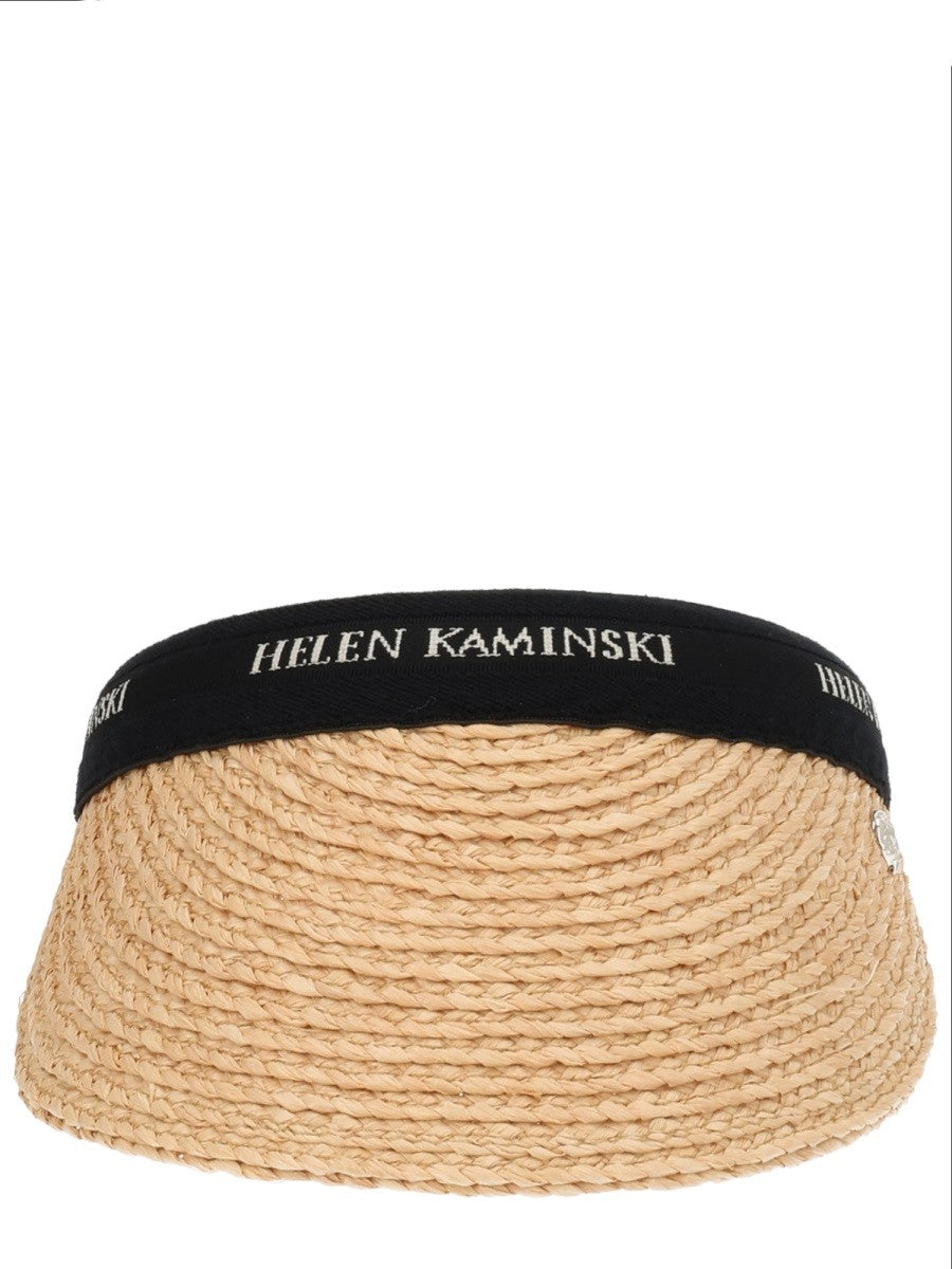 Helen Kaminski Women's White Visor Hat Beige Helen Kaminski