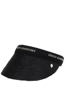 Helen Kaminski Women's White Visor Hat Black