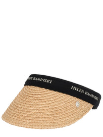 Helen Kaminski Women's White Visor Hat Beige