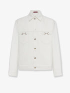 Gucci Men's White Denim Jacket White