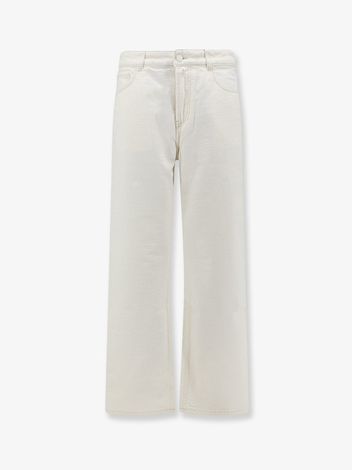 Ami Paris Men's White Denim Trousers White