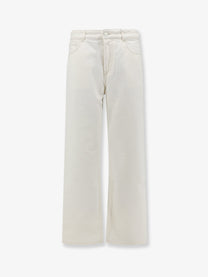 Ami Paris Men's White Denim Trousers White