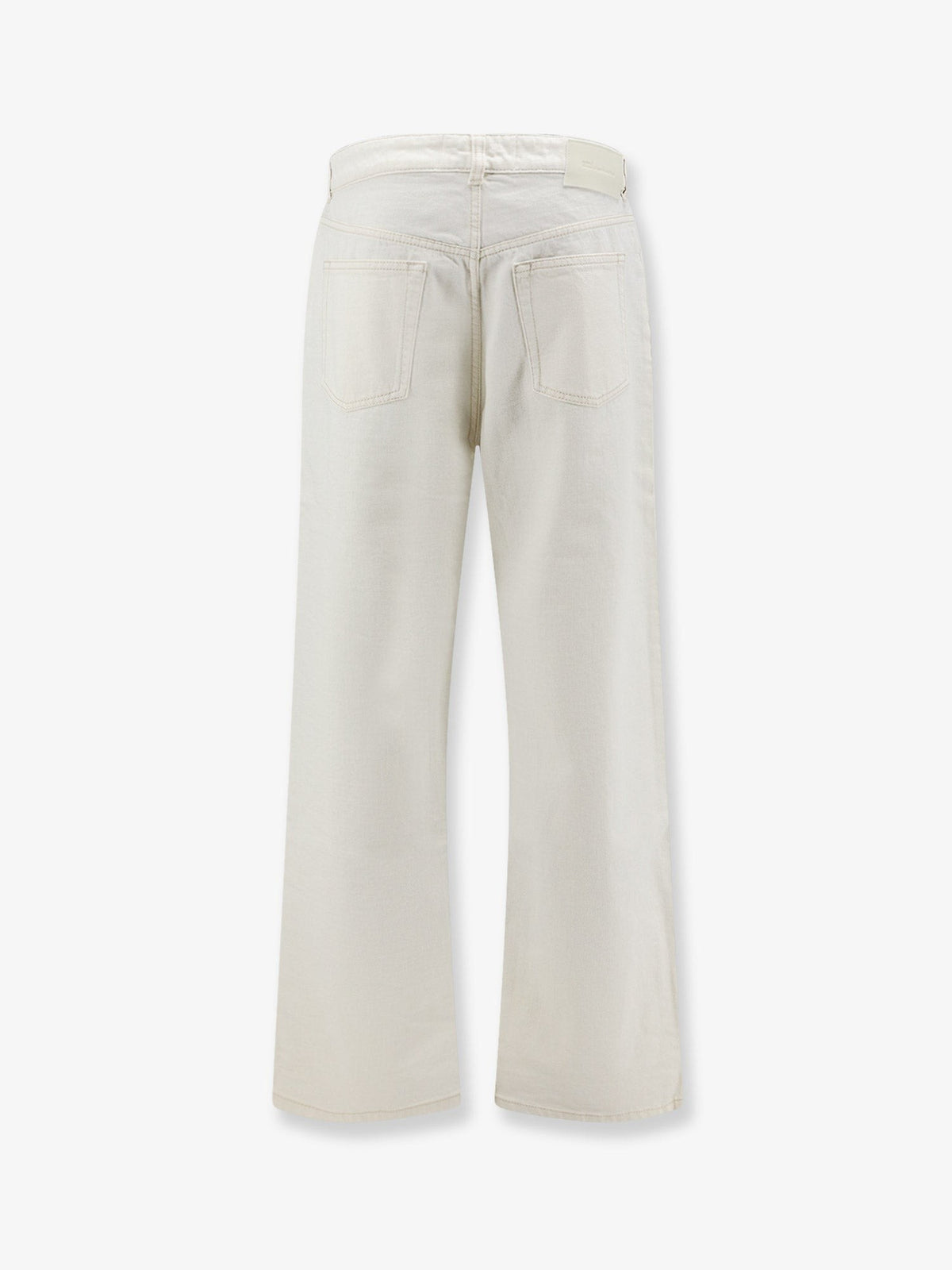 Ami Paris Men's White Denim Trousers White, view 2