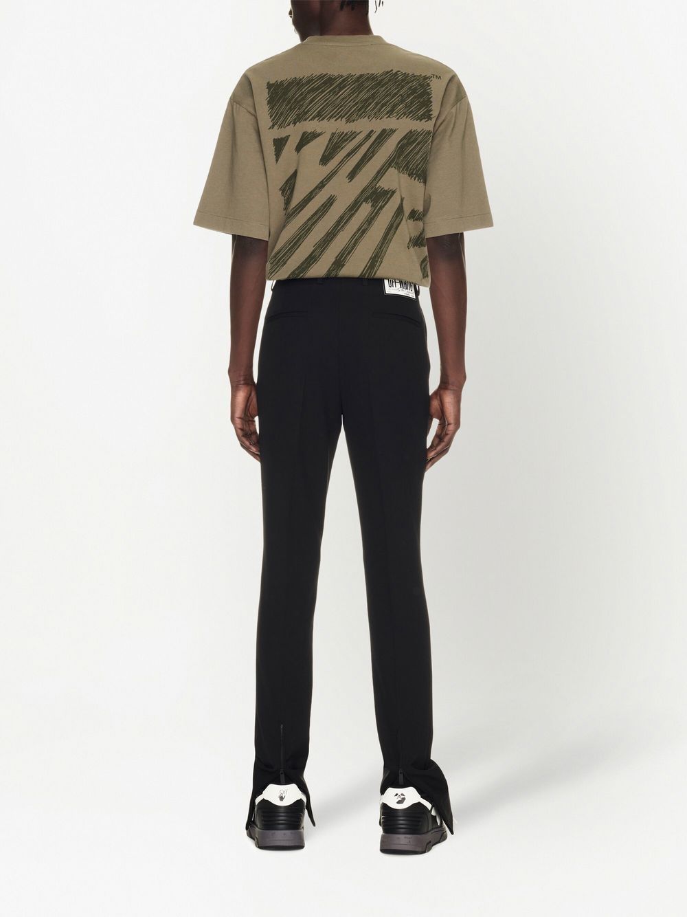 Off White - Off White Trousers Black - Trousers