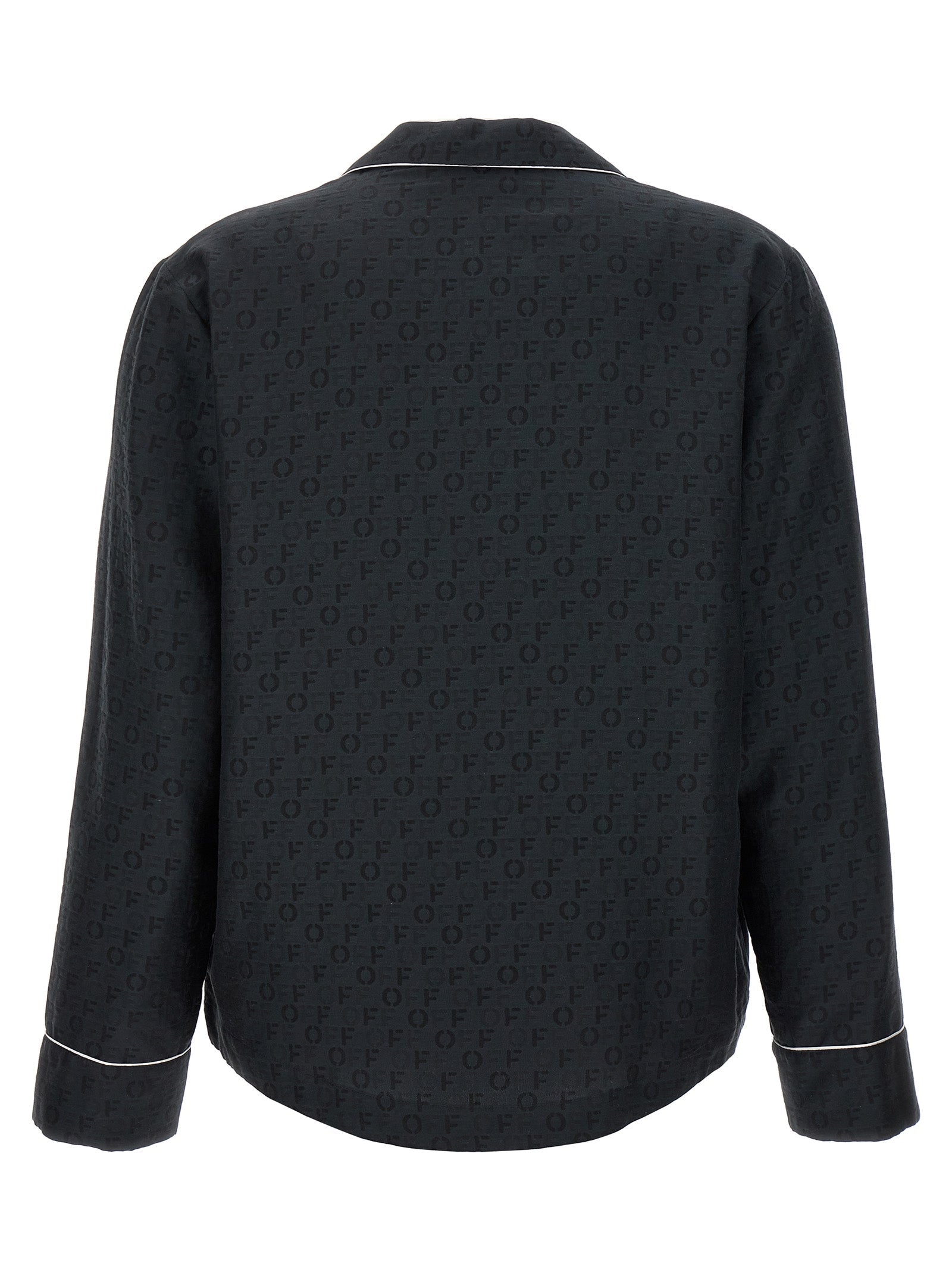 OFF-WHITE - OFF-WHITE - ’Off Jaquard Pajama’ shirt - Women’s Tops